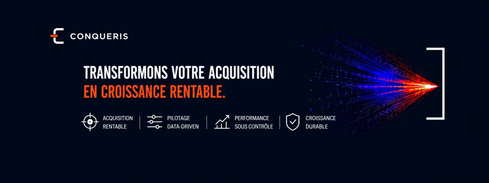 Visuel de couverture de Conqueris, agence webmarketing à Aix-en-Provence