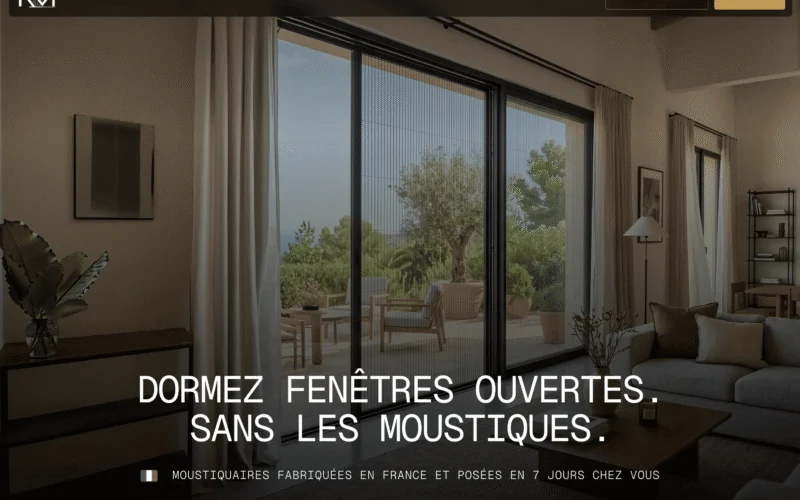 Site one-page avec calculateur de devis en temps réel
