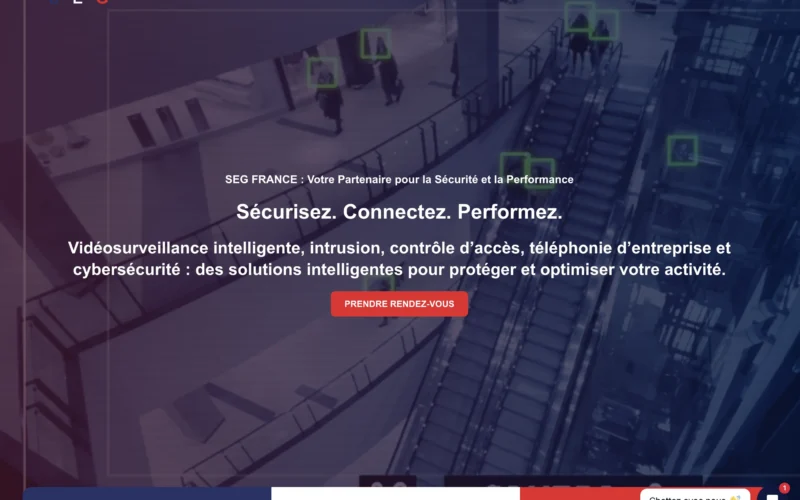 Site WordPress sur-mesure pour une société de vidéosurveillance