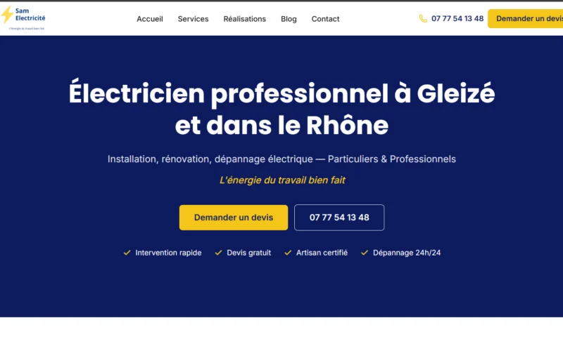 Landing page