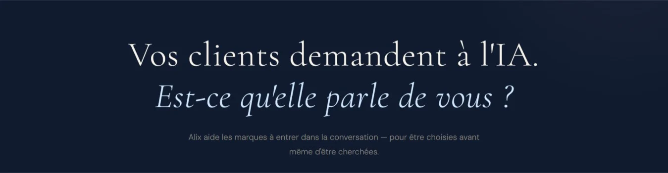 Visuel de couverture de Alix, agence webmarketing à Montpellier
